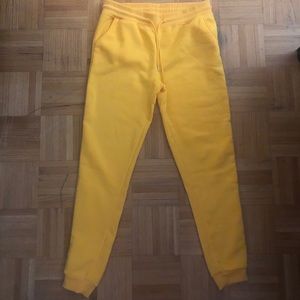 Yellow sweatpants